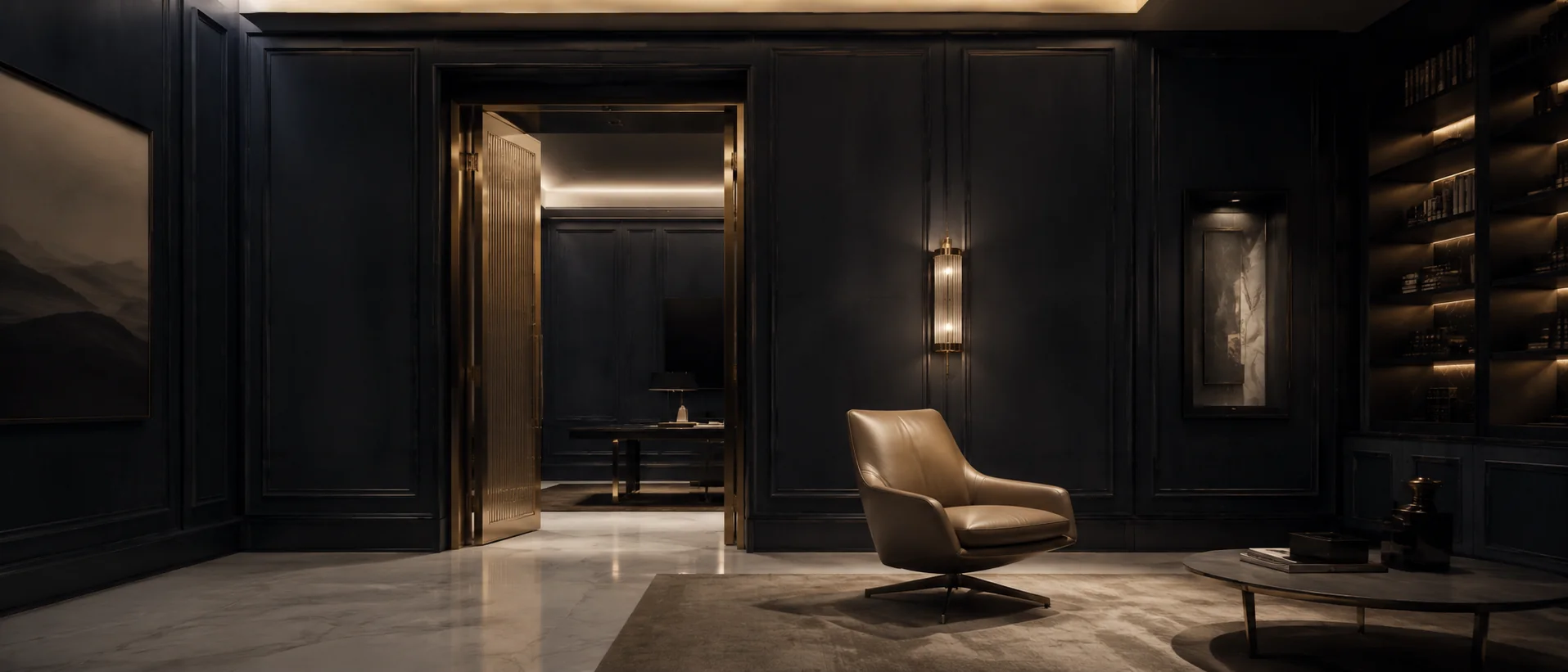 Private banking lounge